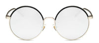 Load image into Gallery viewer, Sonnenbrille Round Glasses 400 UV Metallrahmen metallic verspiegelt - chic-net.de

