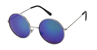 Cargar imagen en el visor de la galería, Sonnenbrille Round Glasses John-Lennon-Style 400 UV Metall bunt verspiegelt - chic-net.de
