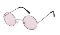 Load image into Gallery viewer, Sonnenbrille Round Lennon-Style 400 UV Metall getönt langer Steg rot rosa lila - chic-net.de
