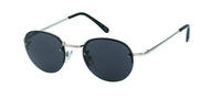 Load image into Gallery viewer, Sonnenbrille rund 400UV John Lennon Style randlos Metall dünn Steg Knick - chic-net.de
