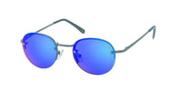 Load image into Gallery viewer, Sonnenbrille rund 400UV John Lennon Style randlos Metall dünn Steg Knick - chic-net.de
