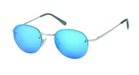 Load image into Gallery viewer, Sonnenbrille rund 400UV John Lennon Style randlos Metall dünn Steg Knick - chic-net.de
