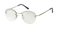 Load image into Gallery viewer, Sonnenbrille rund 400UV John Lennon Style randlos Metall dünn Steg Knick - chic-net.de
