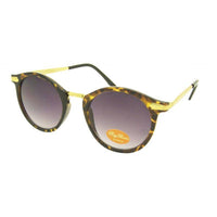 Load image into Gallery viewer, Sonnenbrille rund Vintage 400UV Metall verziert golden John Lennon Stil - chic-net.de
