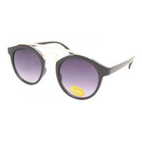 Load image into Gallery viewer, Sonnenbrille rund Vintage 400UV Metalldoppelsteg golden John Lennon Style - chic-net.de
