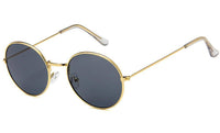 Load image into Gallery viewer, Sonnenbrille rundlich Panto gold silber 400UV getönt klar Metallgestell bunt - chic-net.de
