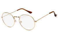 Load image into Gallery viewer, Sonnenbrille rundlich Panto gold silber 400UV getönt klar Metallgestell bunt - chic-net.de
