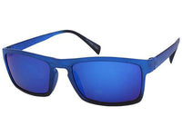 Load image into Gallery viewer, Sonnenbrille schmal eckig Brille verspiegelt 400 UV zweifarbig braun grün grau blau - chic-net.de
