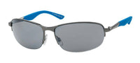 Load image into Gallery viewer, Sonnenbrille sportlich unten frameless schmal 400UV Herren Bügel farbig - chic-net.de
