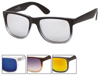 Load image into Gallery viewer, Sonnenbrille transparent Nerd 400UV verspiegelt hoher Steg getönt - chic-net.de
