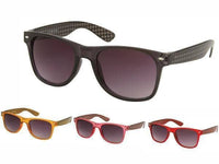 Cargar imagen en el visor de la galería, Sonnenbrille Tweed Optik Unisex Brille dunkel getönt 400 UV  transparent Nerd - chic-net.de
