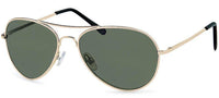 Load image into Gallery viewer, Sonnenbrille Unisex Pilotenbrille Pornobrille Fliegerbrille getönt 400UV Grün Gold - chic-net.de
