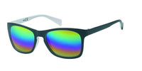 Cargar imagen en el visor de la galería, Sonnenbrille verspiegelt 400 UV Nerd schwarz bunt - chic-net.de
