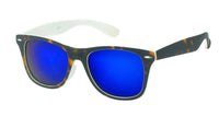 Load image into Gallery viewer, Sonnenbrille verspiegelt 400 UV Nerd Tiger Print braun bunt - chic-net.de
