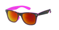 Load image into Gallery viewer, Sonnenbrille verspiegelt 400 UV Nerd Tiger Print braun bunt - chic-net.de
