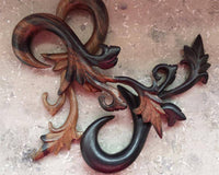 Cargar imagen en el visor de la galería, Sonoholz hell dunkel braun 8mm Lobe Piercing Hook Blüte - chic-net.de
