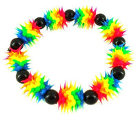 Cargar imagen en el visor de la galería, Stachel Silikonarmbänder Regenbogen Armbänder Armband Silikon Silikonarmband Schmuck.
