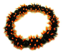 Load image into Gallery viewer, Stachel Silikonarmbänder schwarz Spitzen orange Armbänder Armband Silikon Silikonarmband Schmuck - chic-net.de
