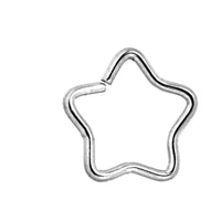 Load image into Gallery viewer, Stern Nostril Ohr Piercing Edelstahl nahtlos Gold PVD - chic-net.de
