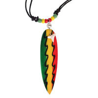 Cargar imagen en el visor de la galería, Surferkette Haifzahn Surfbrett rund Holz Muschel verstellbar - chic-net.de
