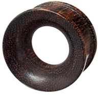 Cargar imagen en el visor de la galería, Tamarindenholz Tunnel dunkel gemasert straight ribbed - chic-net.de
