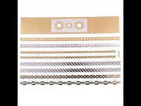 Load image into Gallery viewer, Tattoo Motivbogen golden silbern temporär Seile Sonnen Klebetattoos Schmuck Tattoos - chic-net.de
