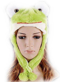 Load image into Gallery viewer, Tiermütze Fellmütze Frosch Fluffy Plush Hat Unisex Animal Design - chic-net.de

