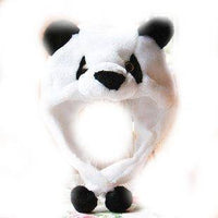 Load image into Gallery viewer, Tiermütze Norwegermütze Nepalmütze Panda Fluffy Plush Hats Animal Design - chic-net.de
