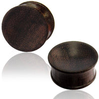 Cargar imagen en el visor de la galería, Tribal Holz Plug Sonoholz dunkelbraun Unisex ribbed - chic-net.de
