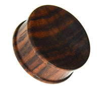 Cargar imagen en el visor de la galería, Tribal Holz Plug Sonoholz dunkelbraun Unisex ribbed - chic-net.de
