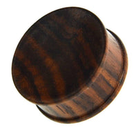 Cargar imagen en el visor de la galería, Tribal Holz Plug Sonoholz dunkelbraun Unisex ribbed - chic-net.de

