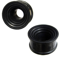 Cargar imagen en el visor de la galería, Tunnel schwarz Innenwölbung Rillen Eisenholz Holztunnel handgeschnitzt Tribal Plug Expander - chic-net.de
