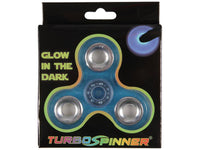 Load image into Gallery viewer, Turbo Fidget Spinner Tri (dreifach) leuchtend Glow in the dark Spielzeug Kreisel - chic-net.de
