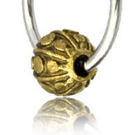 Load image into Gallery viewer, Universal Piercing Kugel Ring Edelstahl Brass Kreise - chic-net.de

