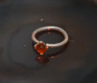 Load image into Gallery viewer, Universal Piercing Ring 925 Silber 1.2mm Garnet Stein - chic-net.de
