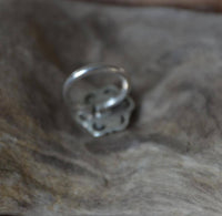 Load image into Gallery viewer, Universal Piercing Ring 925 Silber 1.2mm Kristall Blume - chic-net.de
