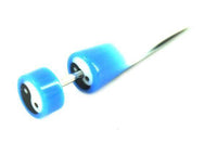 Load image into Gallery viewer, Yin Yang blau schwarz weiß Fake Piercing Expander Dehnungsstab Straight Dehnstab Unisex Acryl - chic-net.de

