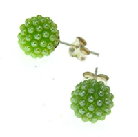 Load image into Gallery viewer, Kugel Ball Ohrstecker 925 Silber Mini Perlen 10mm 8mm
