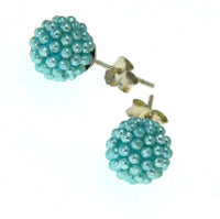 Load image into Gallery viewer, Kugel Ball Ohrstecker 925 Silber Mini Perlen 10mm 8mm
