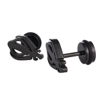 Cargar imagen en el visor de la galería, Fake Piercing Expander schwarz Flügel Käfer Schaubverschluss Edelstahl - chic - net.de
