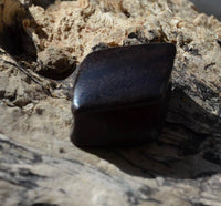 Load image into Gallery viewer, Flesh Plug Holz Raute Karo dunkel double flared - chic - net.de
