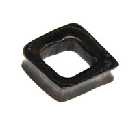 Load image into Gallery viewer, Flesh Tunnel Holz Raute konkav dunkel double flared - chic - net.de
