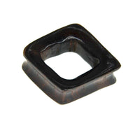 Load image into Gallery viewer, Flesh Tunnel Holz Raute konkav dunkel double flared - chic - net.de
