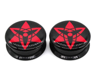 Load image into Gallery viewer, Schraub Plug Acryl Sharingan schwarz rot Sasuke eternal
