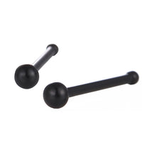 Load image into Gallery viewer, Gerader Nasenstecker schwarz mini Kugel Chirurgenstahl - chic - net.de

