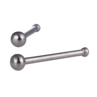 Cargar imagen en el visor de la galería, Gerader Nasenstecker silbern mini Kugel Chirurgenstahl - chic - net.de
