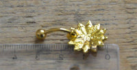 Load image into Gallery viewer, Glitzer Bauchnabel Piercing Kristall Blume Edelstahl - chic - net.de
