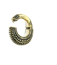 Load image into Gallery viewer, Ohrgewicht Brass 6mm Piercing Clicker Nieten Creole
