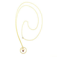 Load image into Gallery viewer, Kette 18 karat vergoldet Vogel Perlmutt Zopf Ring Singapurkette Stein nickelfrei Karabiner - chic - net.de
