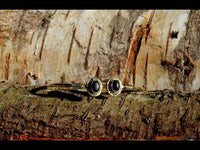 Cargar imagen en el visor de la galería, Messing Brass Armreif golden oval Seilmuster Onyx nickelfrei verstellbar antik Tribal Schmuck - chic - net.de
